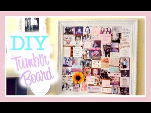 DIY Room Decor | Tumblr Pin Board