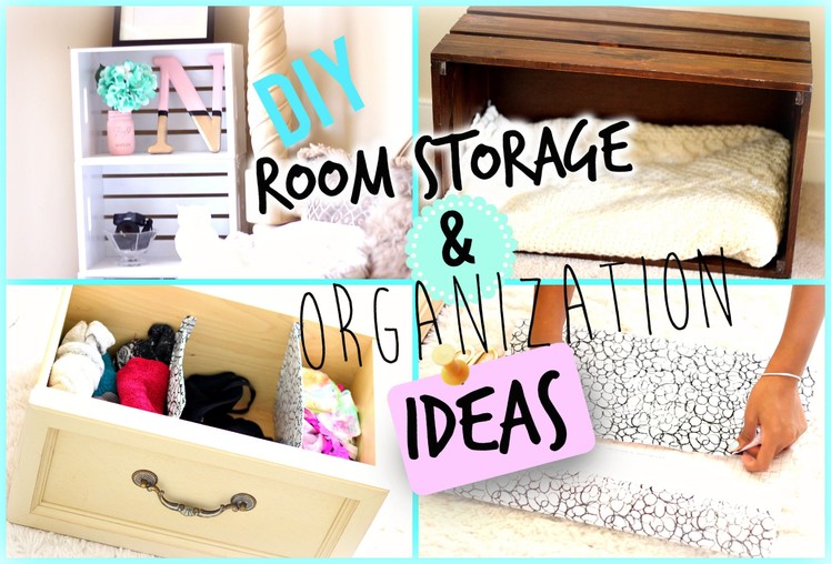 DIY Room Organization and Storage Ideas + BLOOPERS 2015 | Nikki G