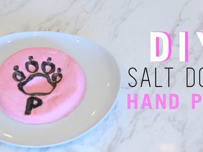 DIY Salt Dough Kid's Hand Print