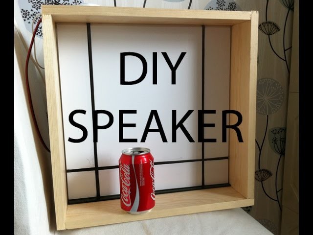 DIY speaker woofer subwoofer scratch build Part 1
