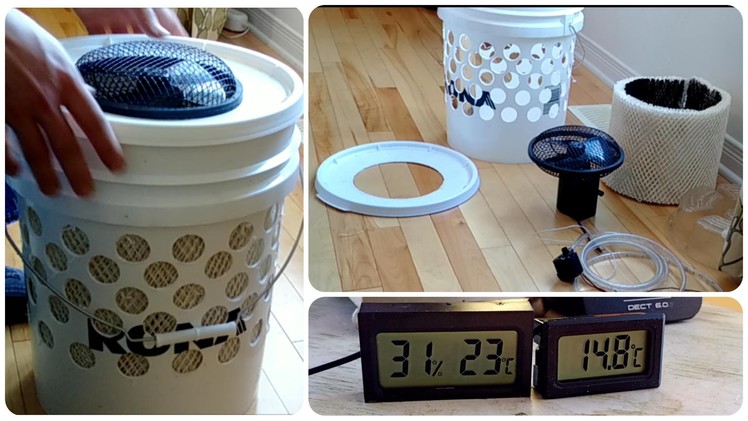 DIY swamp cooler aka evaporative cooler