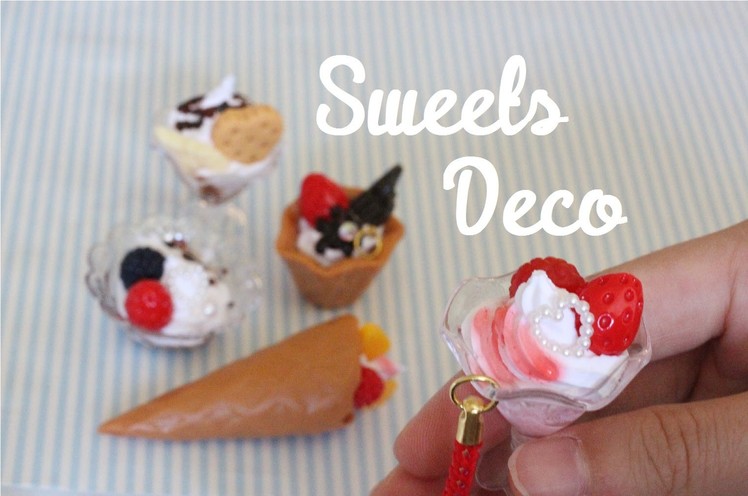DIY Sweets Deco Sundaes Progress Video ~ Daiso Products and Fuwa Fuwa Mousse Clay!