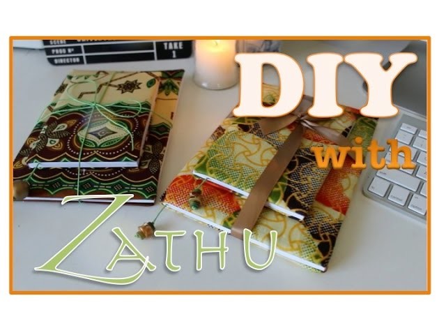 DIY WITH ZATHU | Notebook Cover