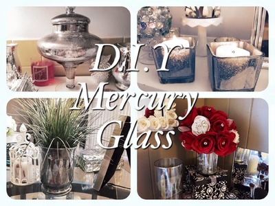 Dollar Tree Faux Mercury Glass D.I.Y Projects