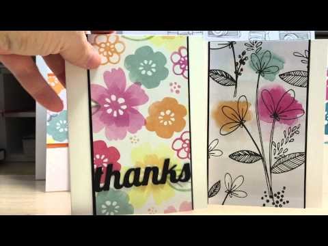 Easy Cards Using your Patterned Paper Stash and Scraps