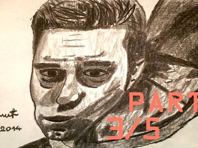 How to draw 3D portraits step by step: KICKED IN THE HEAD, draw easy stuff but cool 3D | 3.5