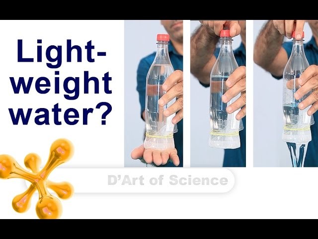 How To hold water in an upside down glass - Cool DIY Science Experiment- vacuum - dartofscience