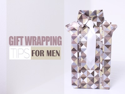 O.M. DIY Decor Studio - GIFT WRAPPING TIPS FOR MEN