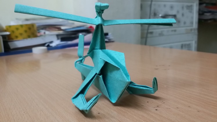 ORIGAMI: How to make a paper Helicopter