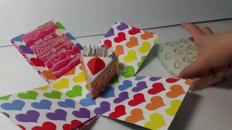 Singapore Valentine's Day DIY Explosion Box Card (4 designs), Customize Order OK! :)