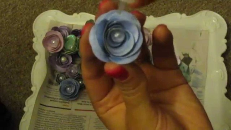 Sizzix 3-D How to flower D.I.Y