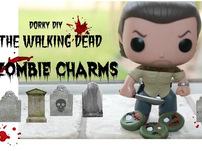 The Walking Dead Zombie Charms -Dorky DIY