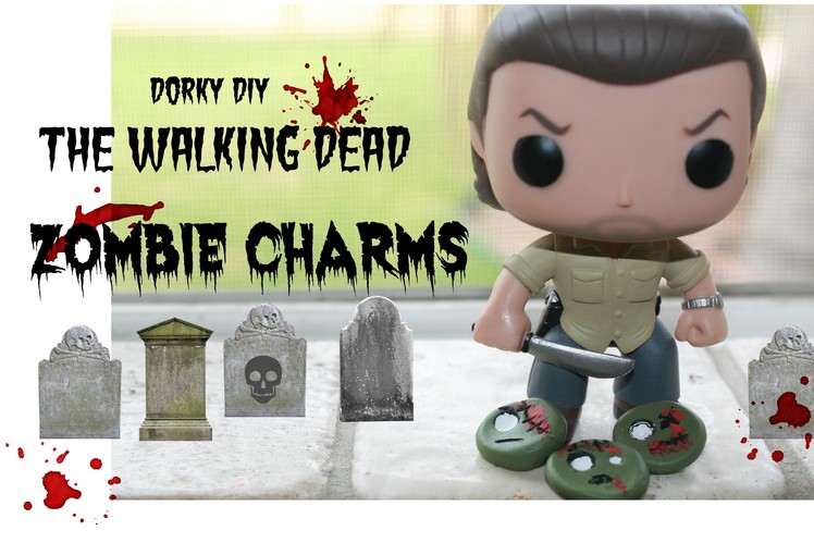 The Walking Dead Zombie Charms -Dorky DIY