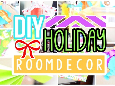 ❄ 3 Easy DIY Holiday Room Decors | AlohaKatieX ❄