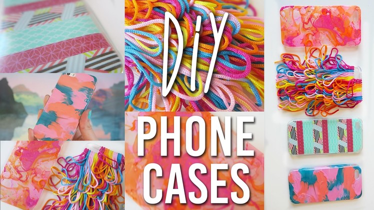 5 Easy DIY iPhone Cases | Budget Friendly and Tumblr inspired