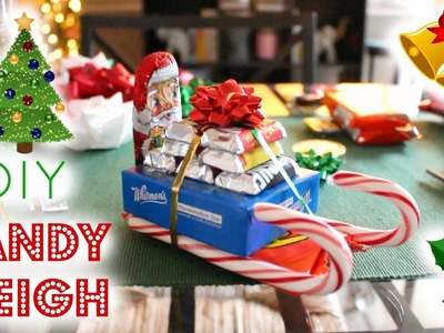 5 minute DIY Candy Sleigh - Coffee Date With Kendra