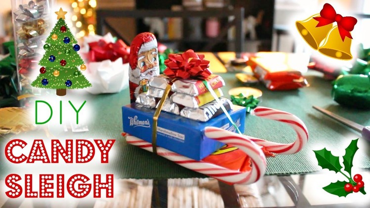 5 minute DIY Candy Sleigh - Coffee Date With Kendra