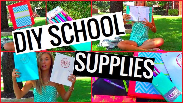 Back To School: DIY School Supplies + Organizing My School Supplies!