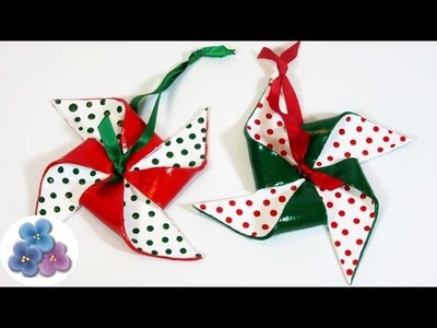 Christmas Ornaments: Clay Windmills DIY How to make Xmas Decorations  Mathie