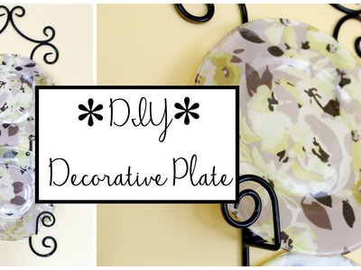 Decorative Plate DIY