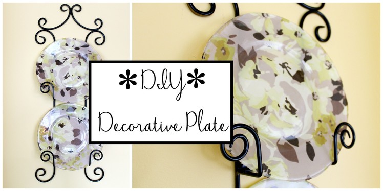 Decorative Plate DIY
