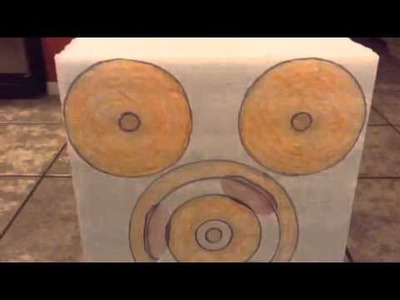 DIY Archery target made from Dollar Tree supplies!