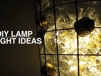 DIY : Bright Ideas Light Bulb Bin Lamp