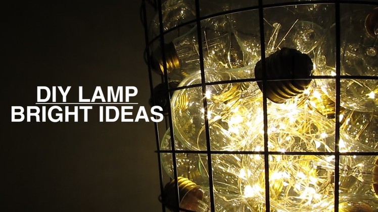 DIY : Bright Ideas Light Bulb Bin Lamp