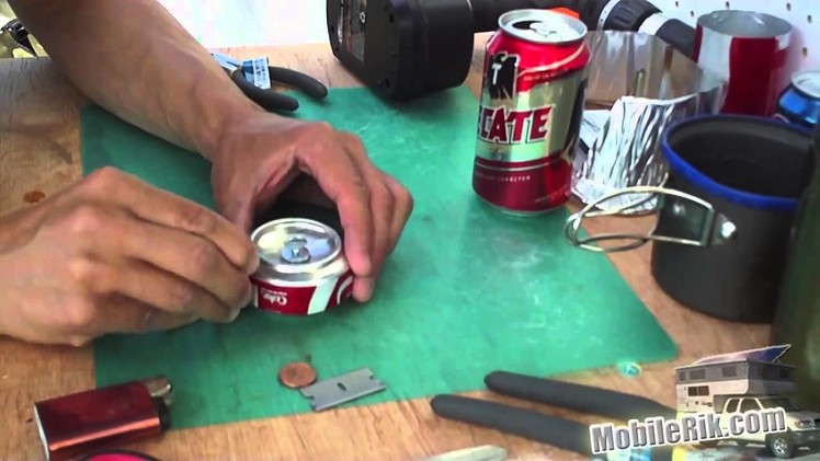 DIY Camping Stove From Soda Pop Cans - Part 5