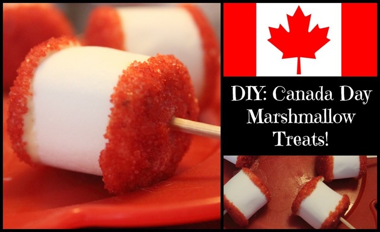 DIY Canada Day Treat: Sprinkled Marshmallows!