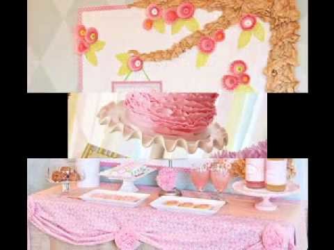 DIY cheap baby shower decorations ideas for girls