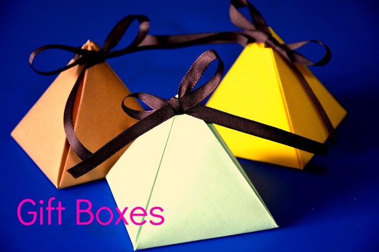 DIY - Cute Gift Boxes