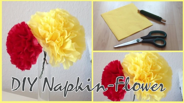 DIY easy&cute Napkin-Flower
