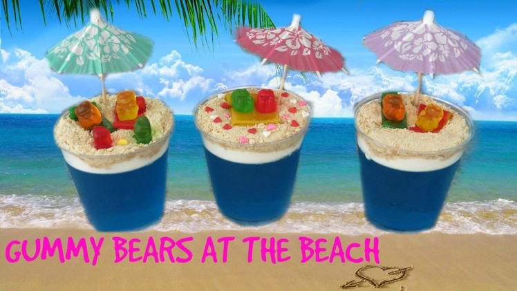 DIY Gummy Bears At The Beach!!! Glam Barbie ❤