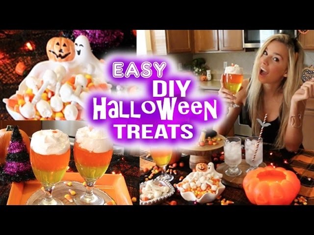 DIY Halloween treats! QUICK & EASY!!