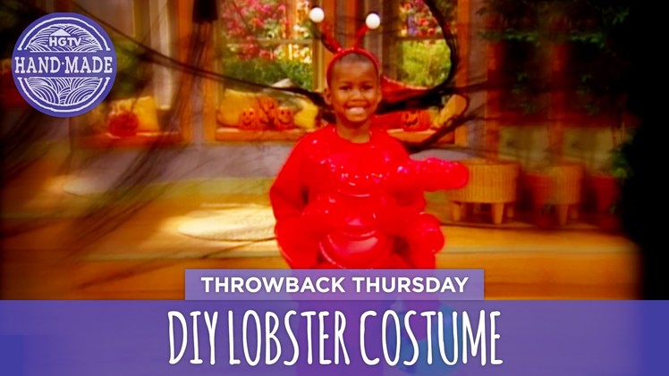DIY Lobster Costume - Throwback Thursday - HGTV Handmade