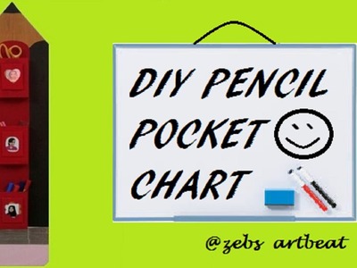 DIY Pencil Pocket Chart