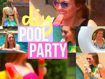 DIY Pool Party: Swim Coverup, Treats, & More!