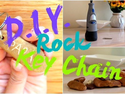 DIY Rock Key Chain | Rock Carving