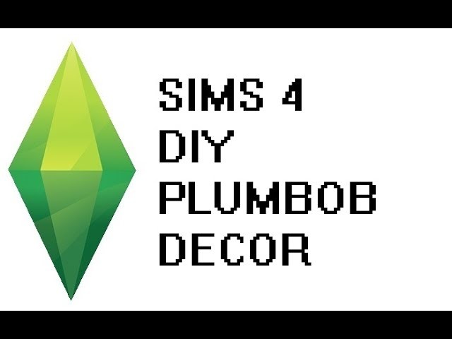 DIY Sims 4 Plumbob Decor