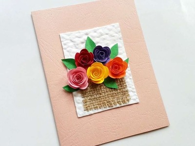 How To Create A Flower Basket Greeting Card - DIY Crafts Tutorial - Guidecentral