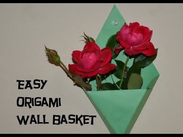 How to make a paper Wall Basket (Easy Steps)