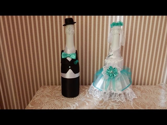 How to make the decor of the wedding the bride  Bottle D.I.Y. Wedding Favors ideas. 