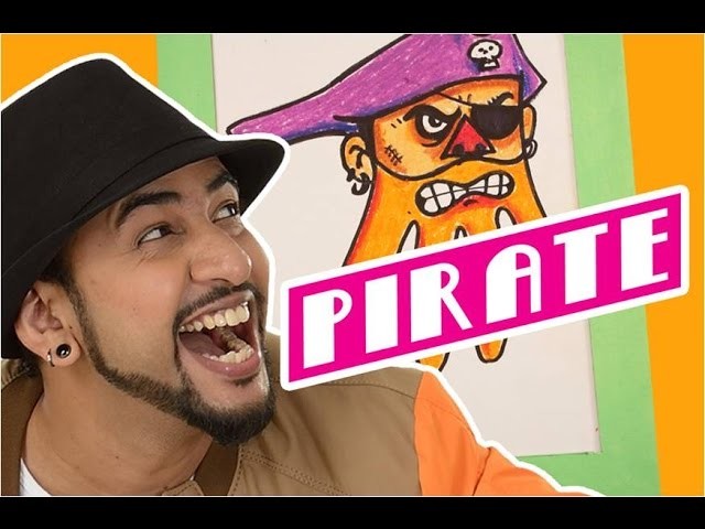 Mad Stuff with Rob – How to draw a Pirate | DIY Drawing for children