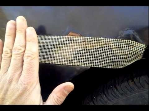 PASS INSPECTION! Car Body Rust DIY Repair Fiberglass Bondo Epoxy How-to Video