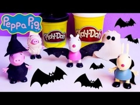 Play Doh Peppa Pig Halloween Costume DIY Ghost Pumpkin Witch Mummy