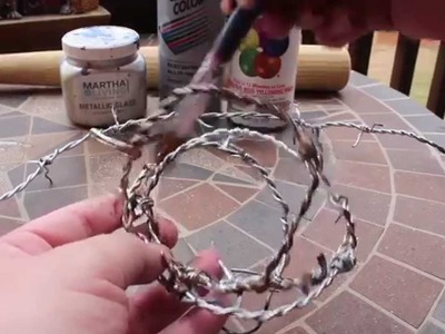 Sumi makes some diy (phony) barbed wire