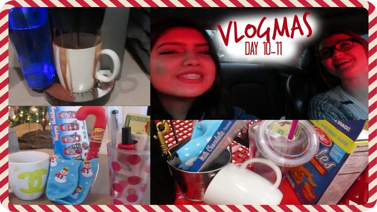 VLOGMAS DAY 10-11: Target, DIY Gifts, & MY HOUSE IS FLOODED