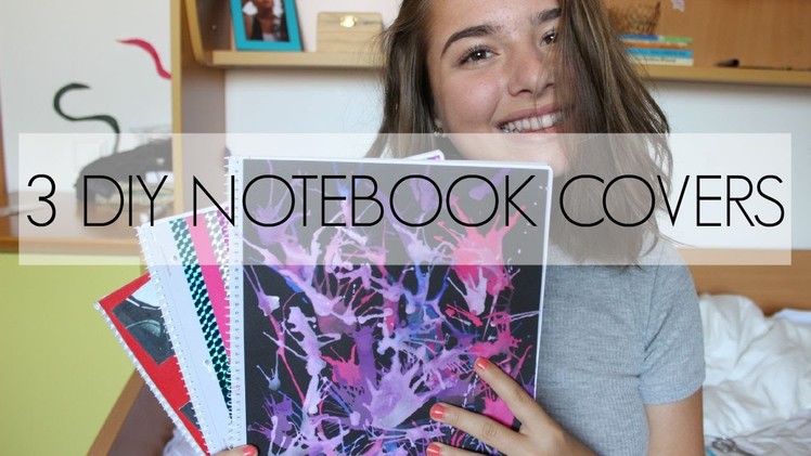 3 DIY NOTEBOOK COVERS. Back to school 2015 | SimplyLara