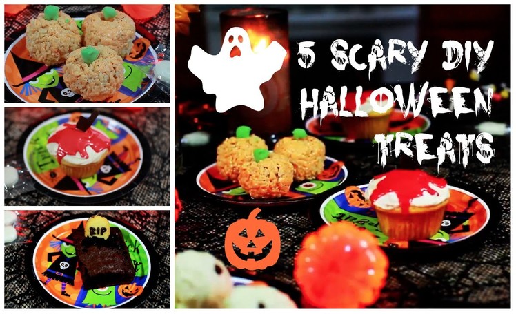 5 DIY HALLOWEEN TREATS SUPER FAST AND EASY! | PERFECT BEAUTY